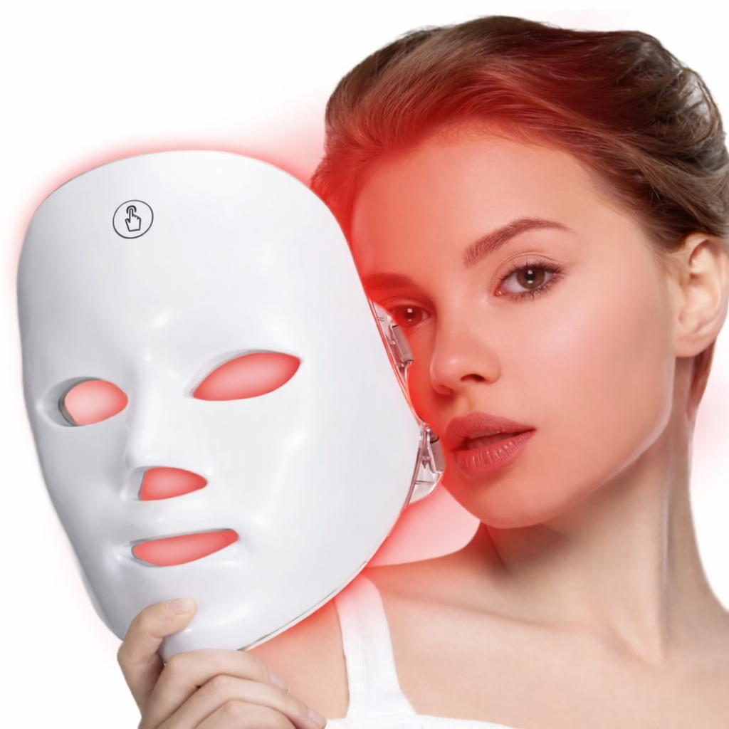 7-Color LED Light Therapy Facial Mask – Anti-Aging Red Light Skin Rejuvenation Beauty Device