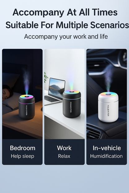 180ML Mini Luftbefeuchter USB Elektrische Aroma Diffusor Ätherisches Öl Reiniger Aromatherapie Nebel Maker Lichter Für Auto Hause Schlafzimmer